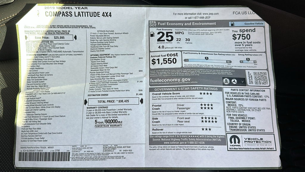 2022 Jeep Compass Latitude Lux 4x4